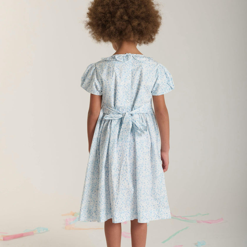 Hand-Smocked Girls Dress - Charlotte
