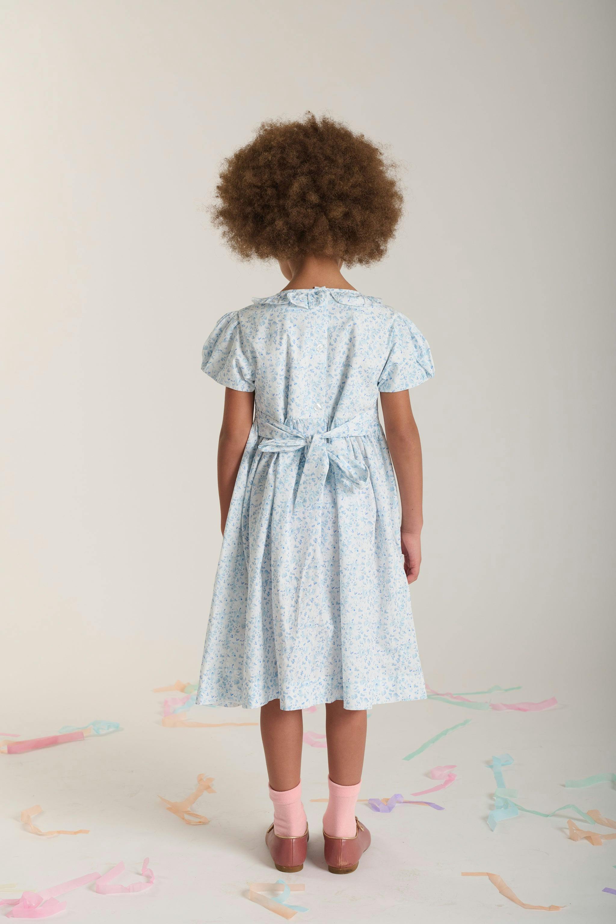 Hand-Smocked Girls Dress - Charlotte