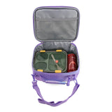 Cornelia Backpack with Lunch Bag and Pencil Case in Purple Mermaid