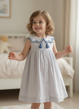 Royal Arches Dress Pastel Blue