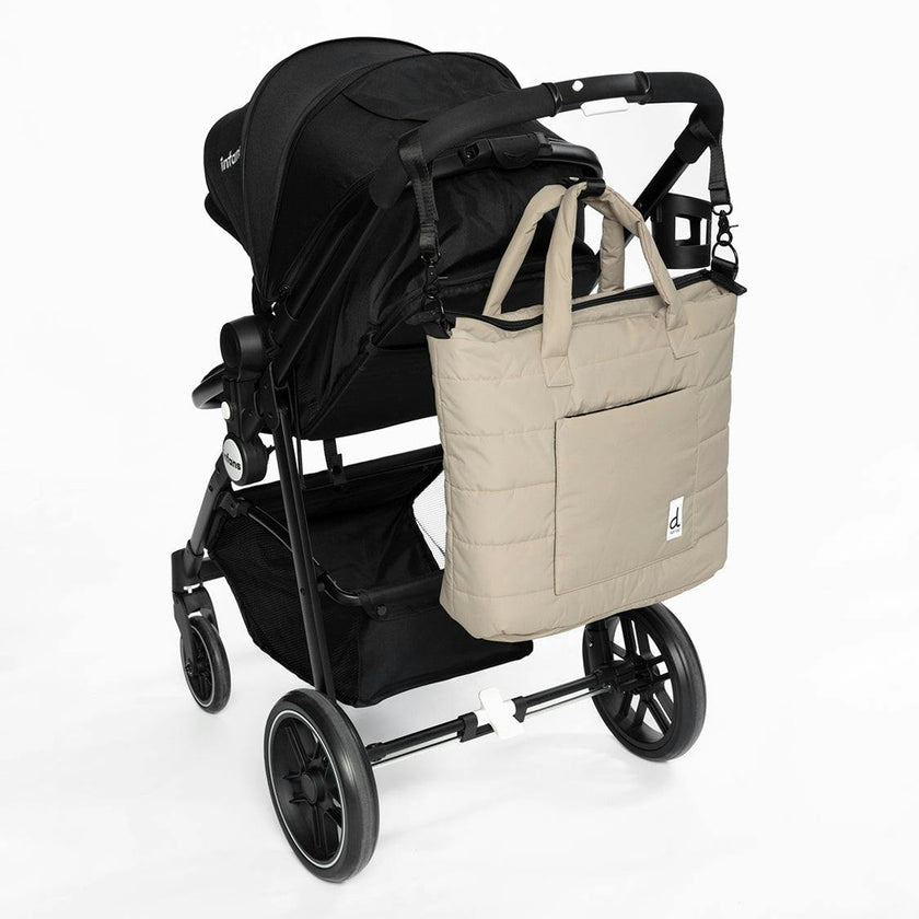 Diaper Bag Taupe With Changing Mat