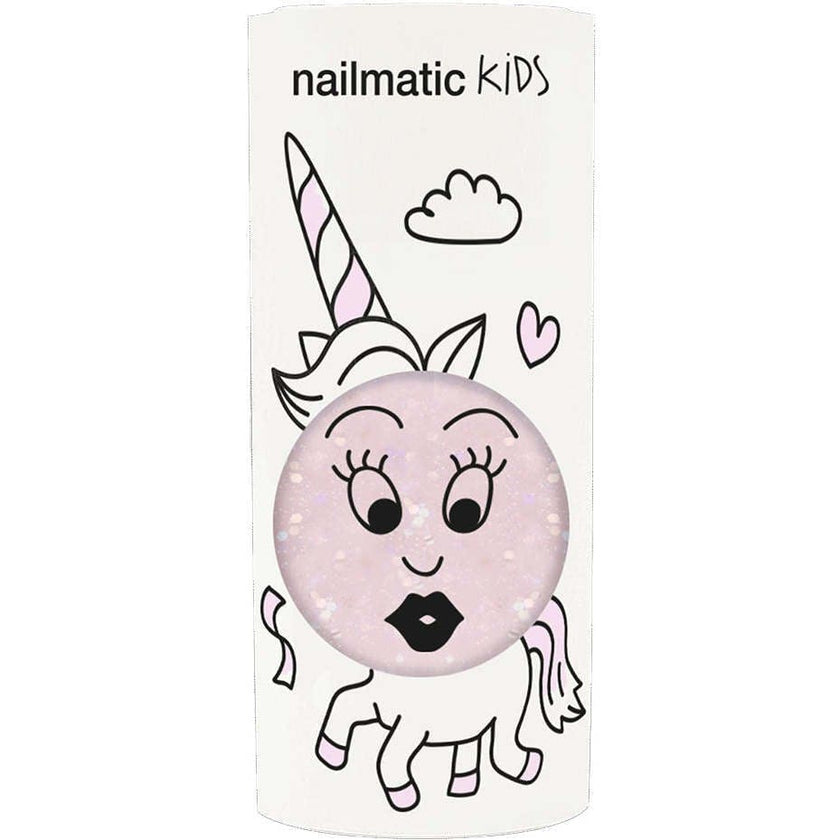 Nail Polish for Kids GLITTER SINGLE POLLY Light Pink Glitter