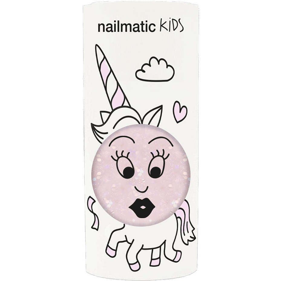 Nail Polish for Kids GLITTER SINGLE POLLY Light Pink Glitter