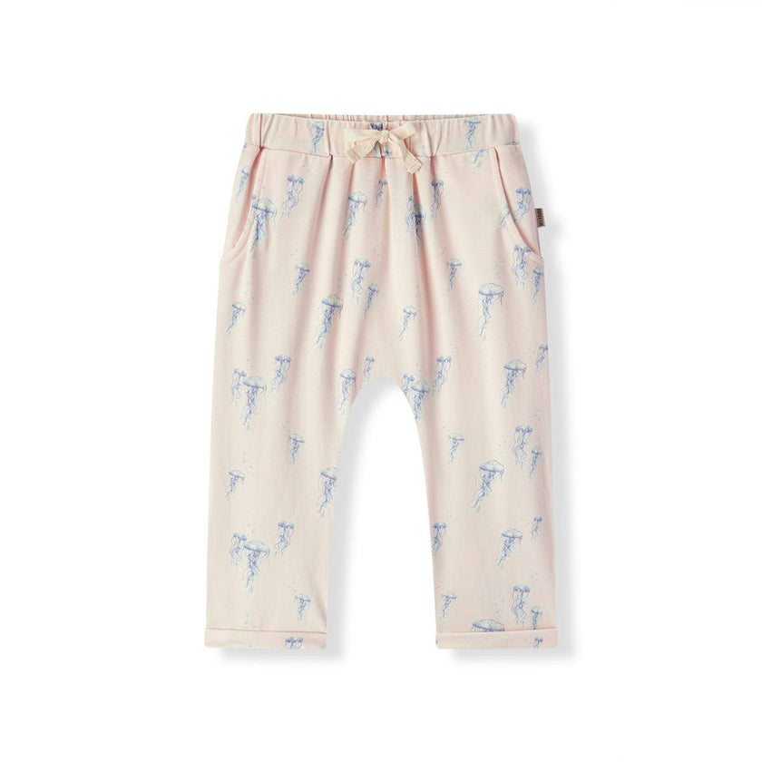 Sunset Jellyfish Cotton Stretch Jogger Pants