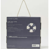 Tube Pool Ring: Navy Stripe