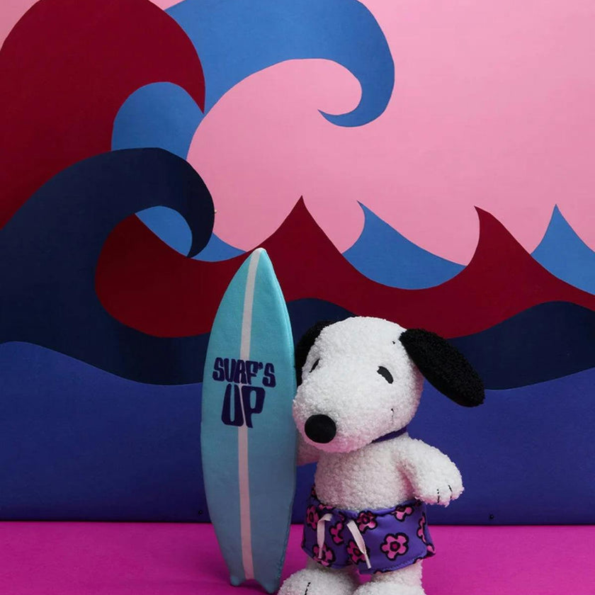 Plush Peanuts Snoopy Surf Dog 8.5"