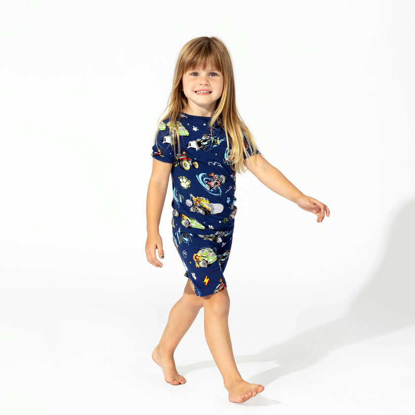 PAW Patrol: The Mighty Movie - Mighty Vehicles Bamboo Kids Pajama Short Set