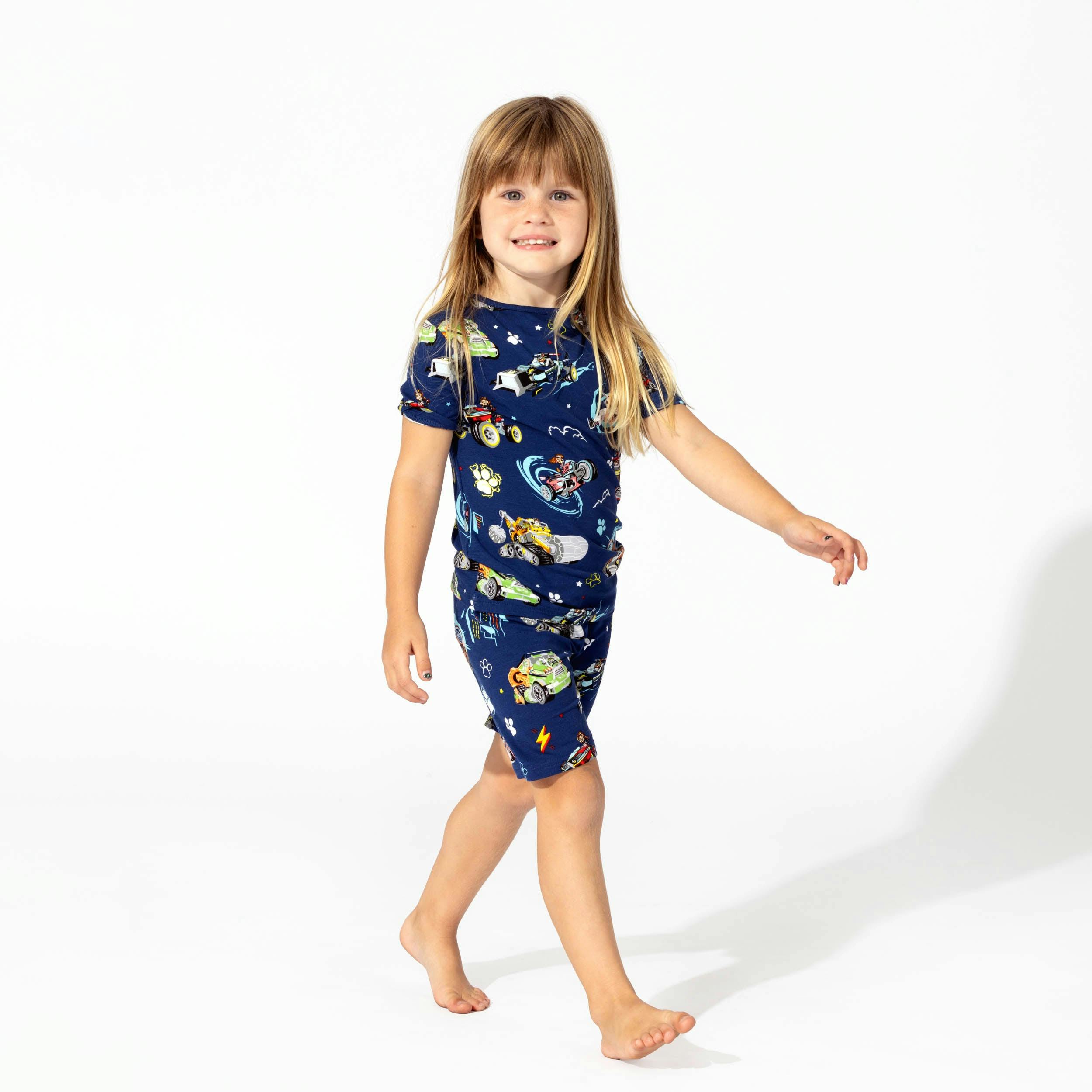 PAW Patrol: The Mighty Movie - Mighty Vehicles Bamboo Kids Pajama Short Set
