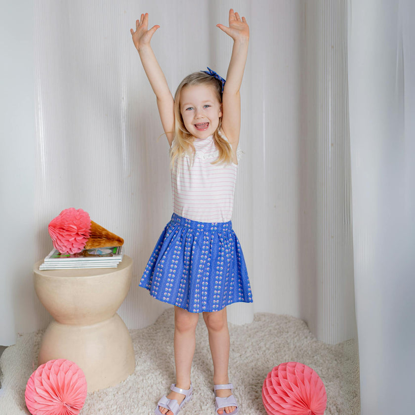 Circle Skirt in Floral