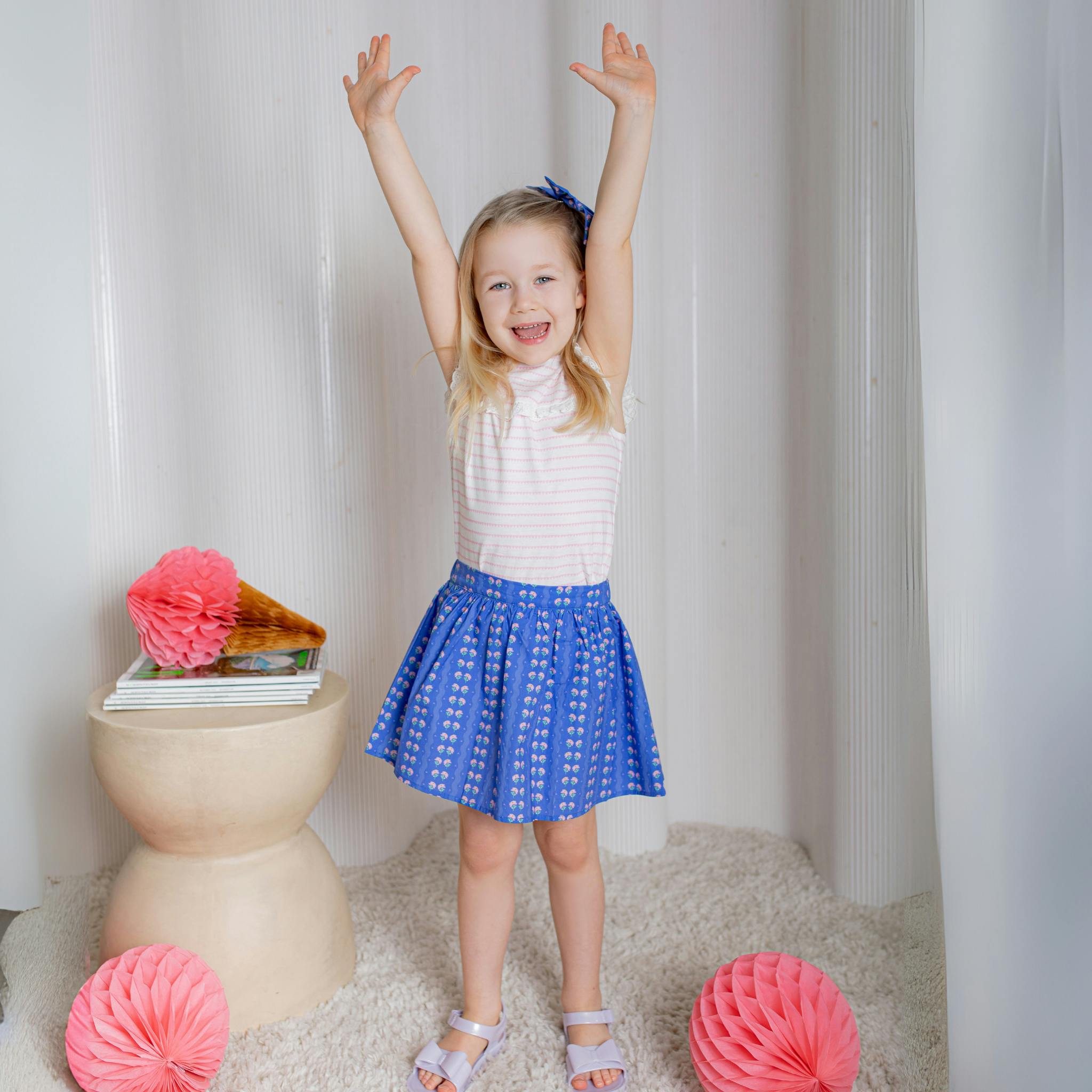 Circle Skirt in Floral