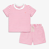 Clearance baby stripe embroidered set