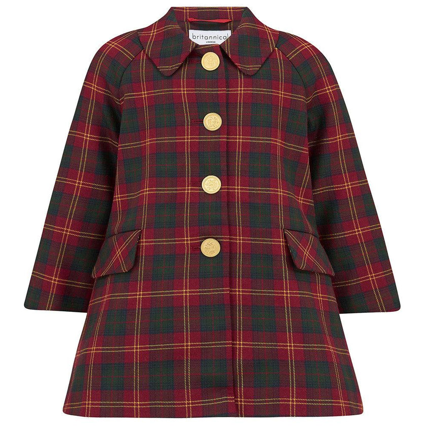 Islington Girls Coat - Classic Tartan