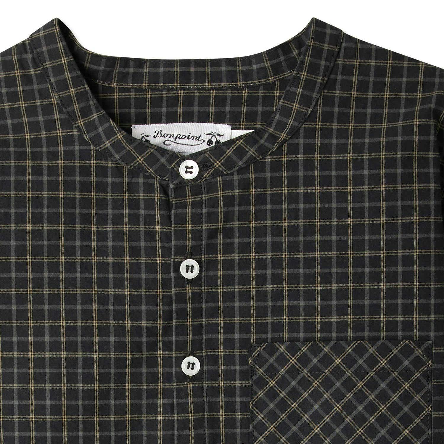 BONPOINT Artiste Black Checked Shirt