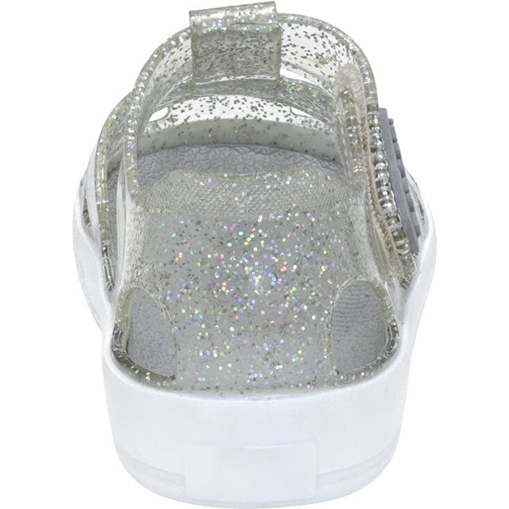 Elite Glitz Jelly Shoes in Silver