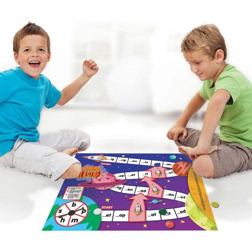 6 Letter Sound Games Board Game for Ages 4-5 Kindergarten Learning
