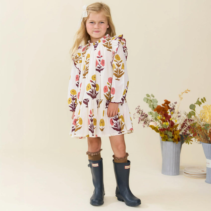 Girls Harper Dress - Harvest Dandelion