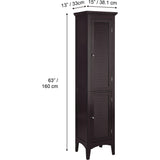 Glancy Wooden Tall Tower Cabinet with Storage