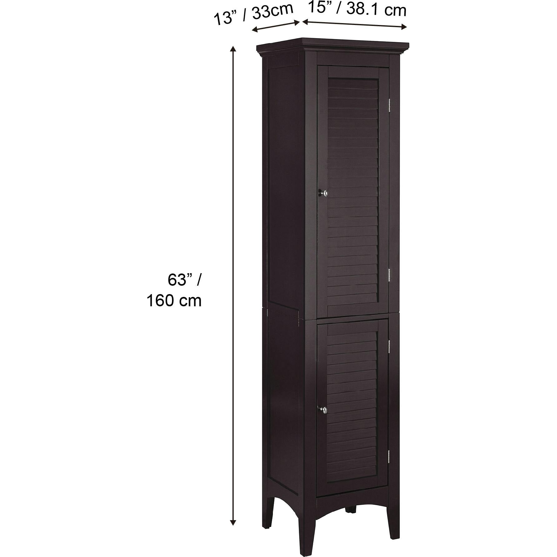 Glancy Wooden Tall Tower Cabinet with Storage