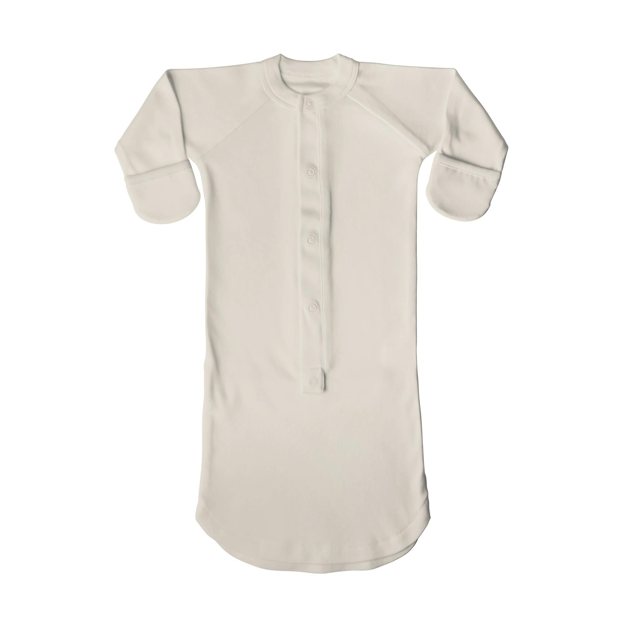 24 HOUR CONVERTIBLE GOWN | BIRCH — Bamboo Organic Cotton Blend, Preemie–6M