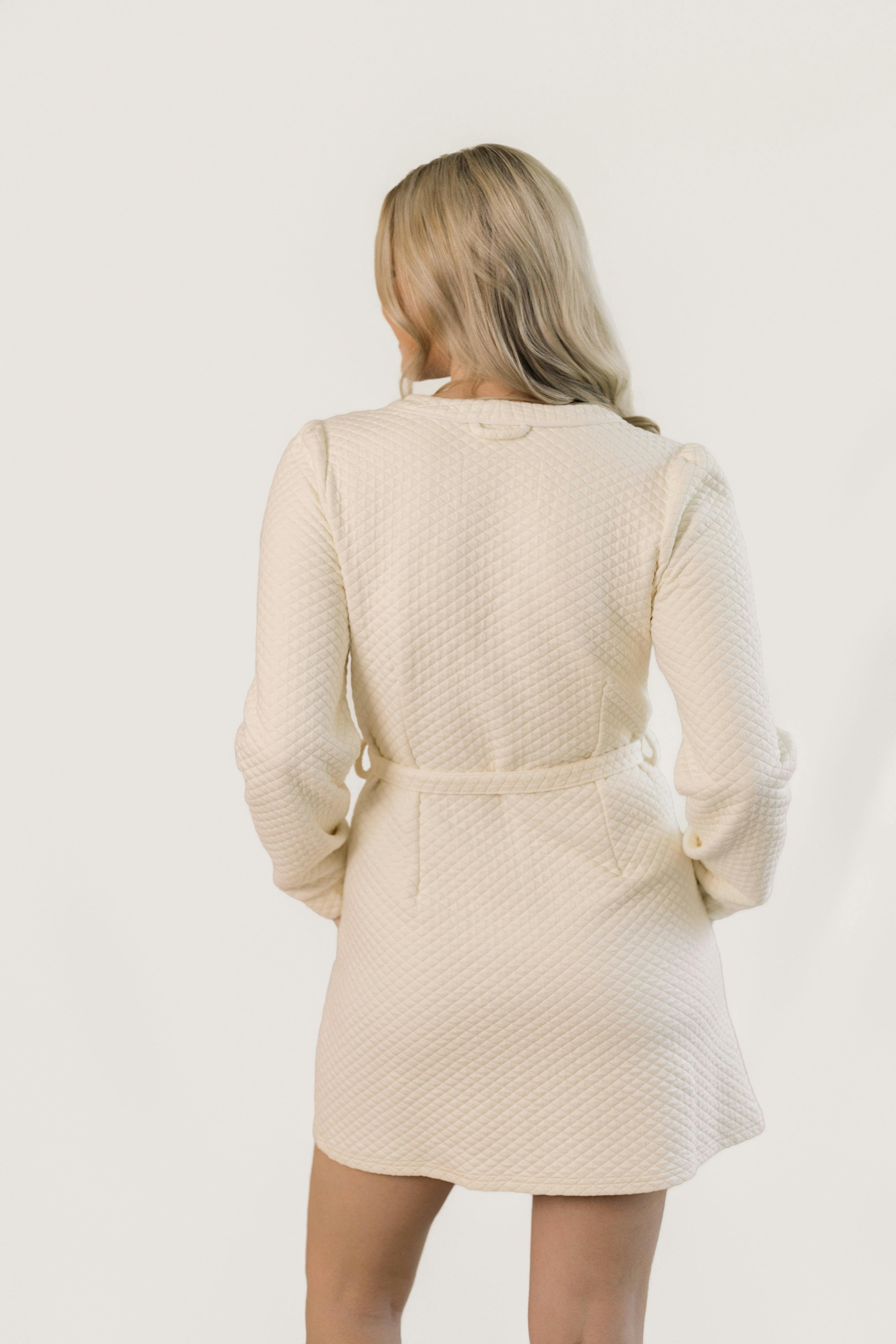 The Frame Robe - Ivory