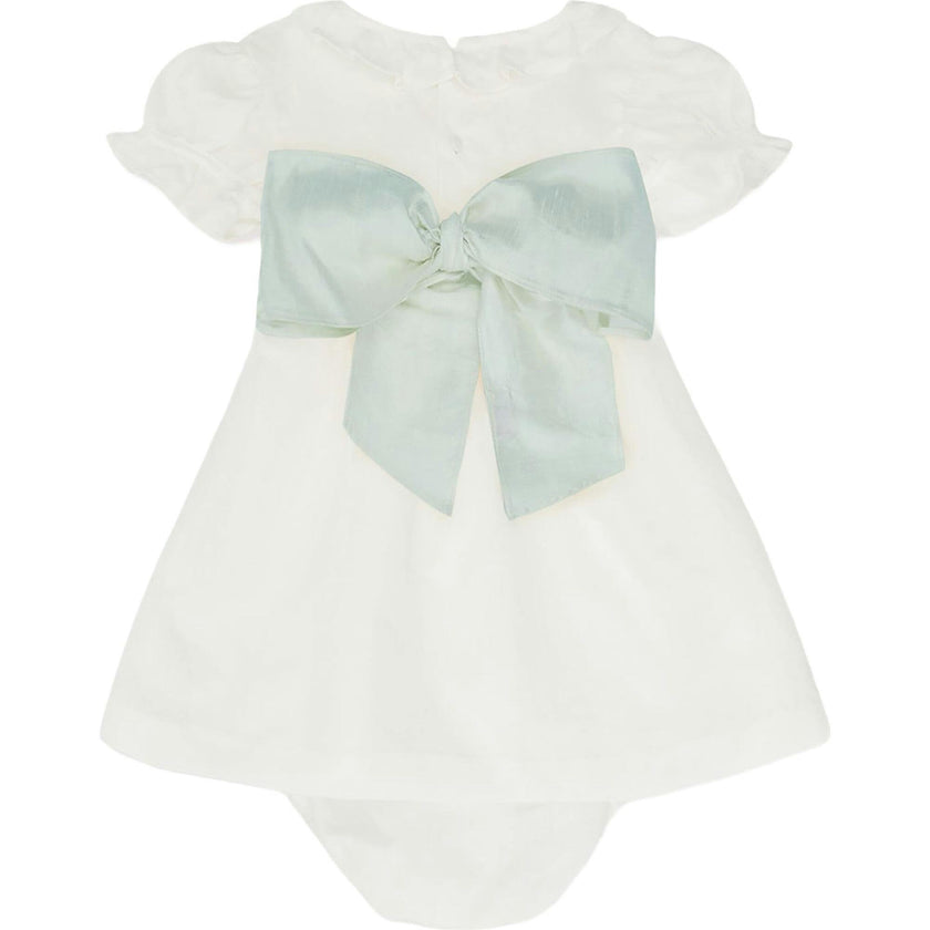 Vega Ceremony Baby Girl Set with Silk Sash