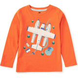 Seaplane Graphic Tee, Orange