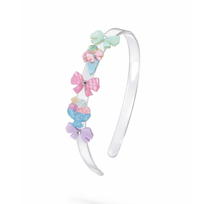 Ice Cream Party Bows Headband - SUM