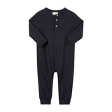 MASON Navy Henley Romper