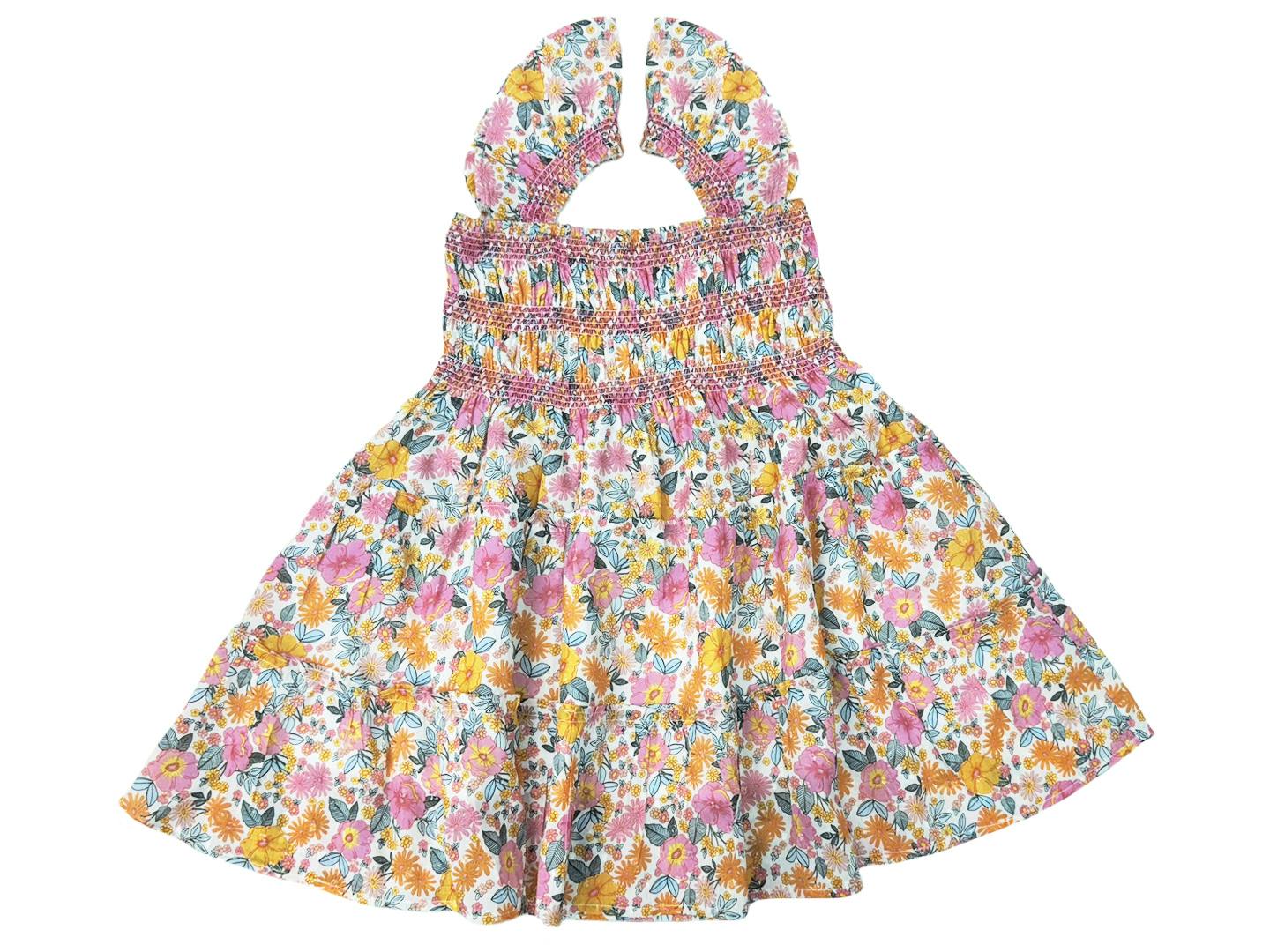 Retro Floral Valentina Dress