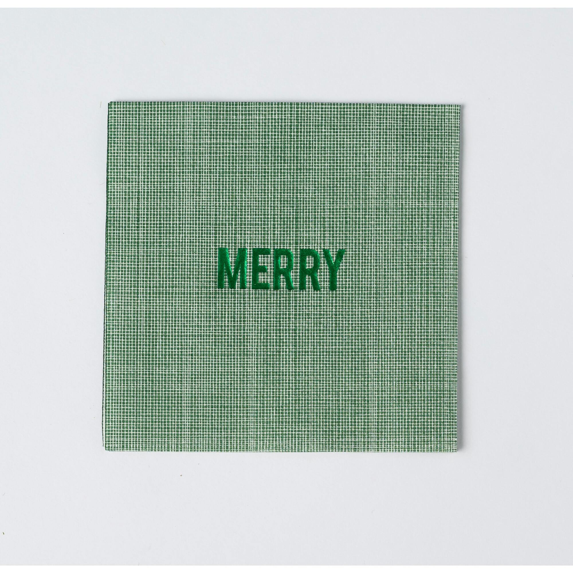 Merry Disposable Cocktail Napkin