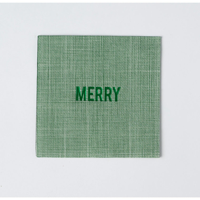 Merry Disposable Cocktail Napkin