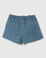Slouchy Denim Shorts