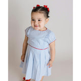 Gingham Pleated Dress