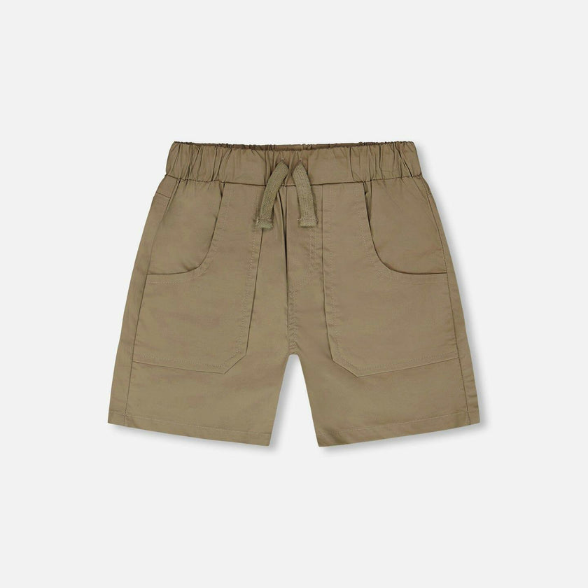 Parachute Shorts With Patch Pockets