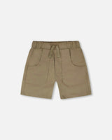 Parachute Shorts With Patch Pockets