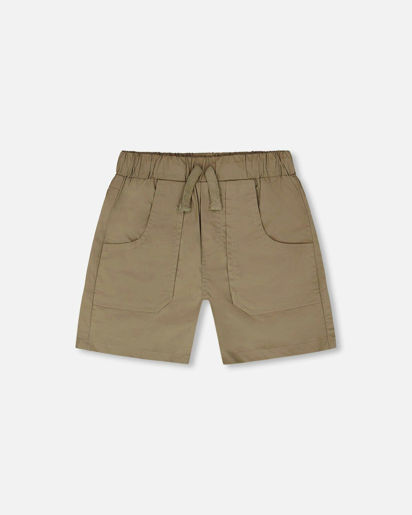 Parachute Shorts With Patch Pockets