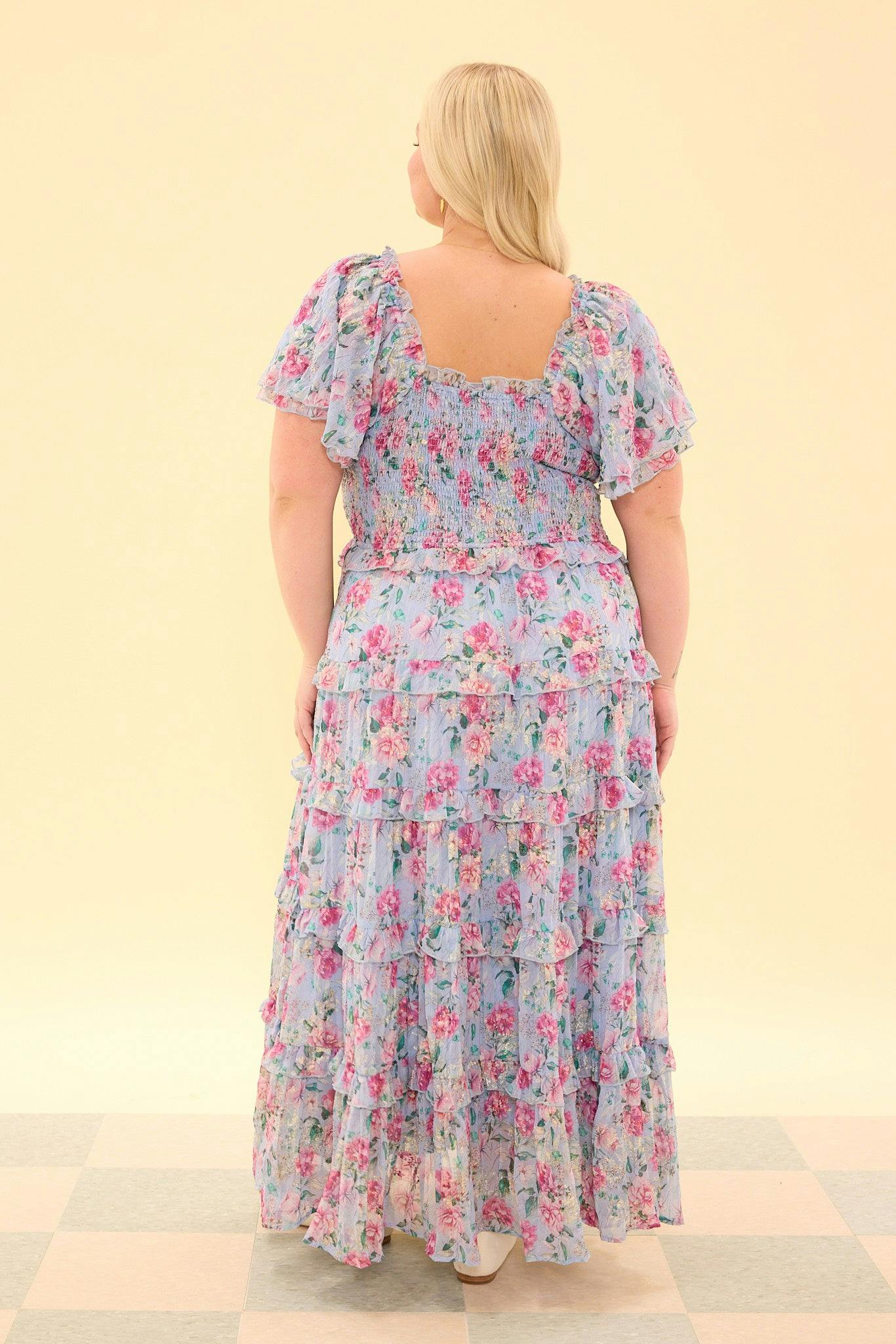 Winnie Dress in Peony Blossoms