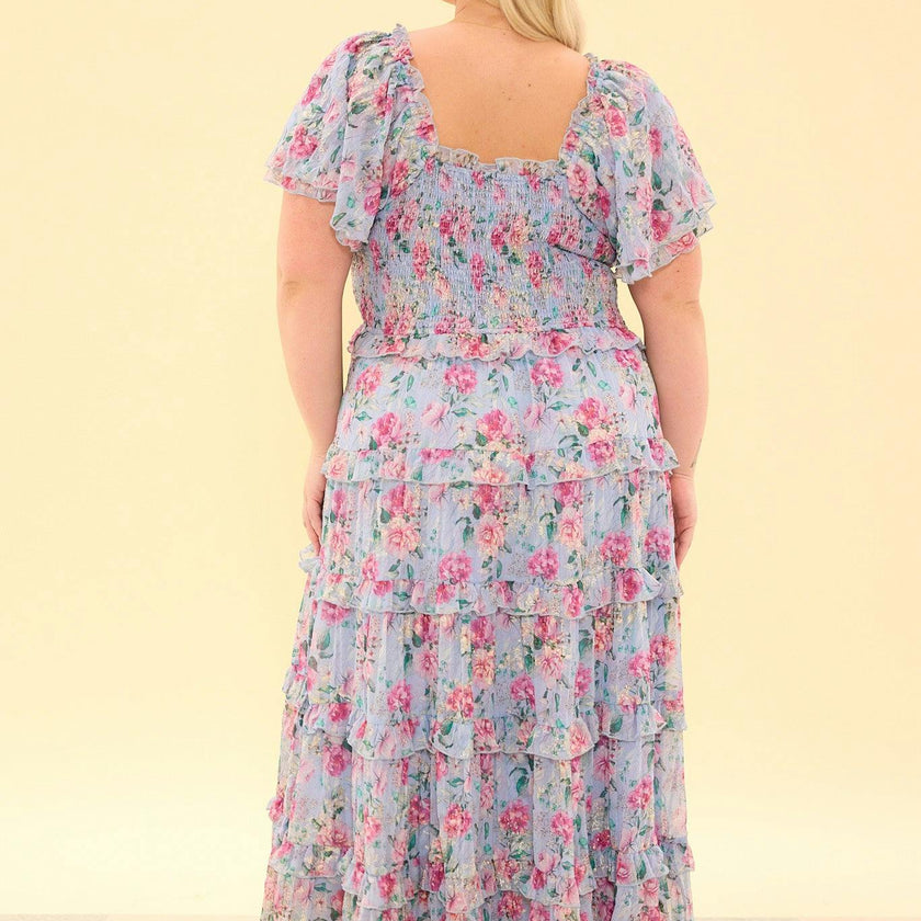Winnie Dress in Peony Blossoms