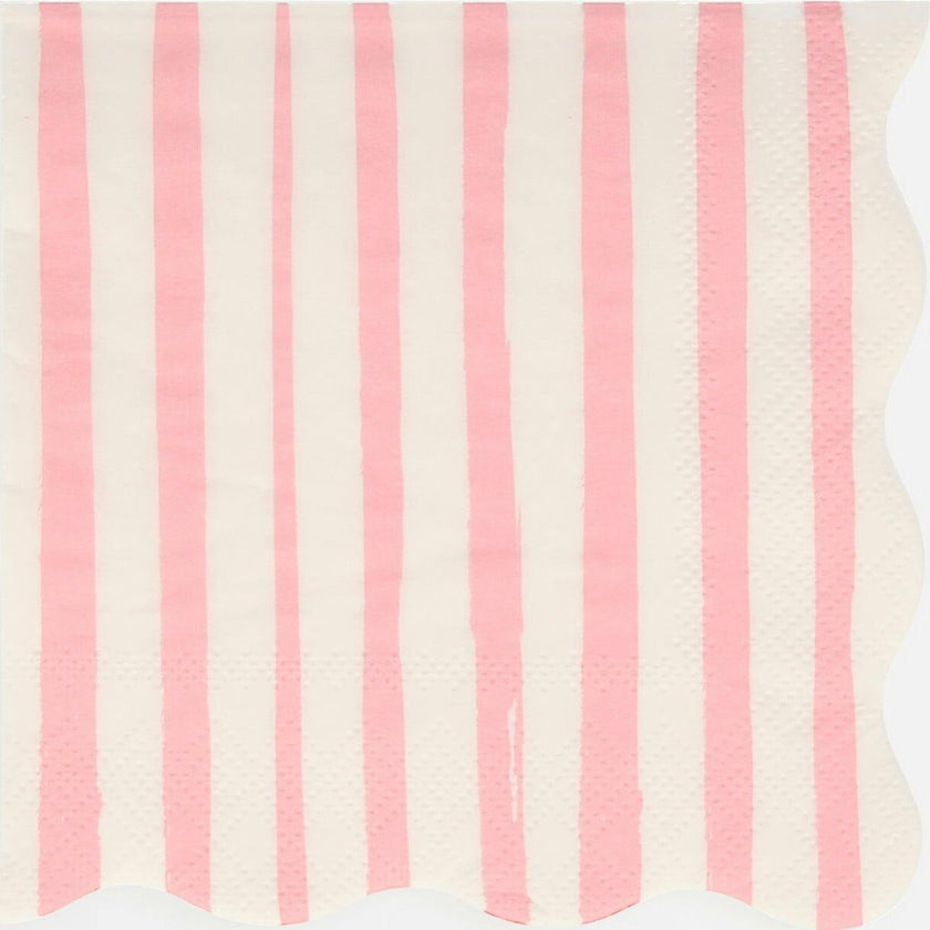 Mixed Stripe Small Napkins