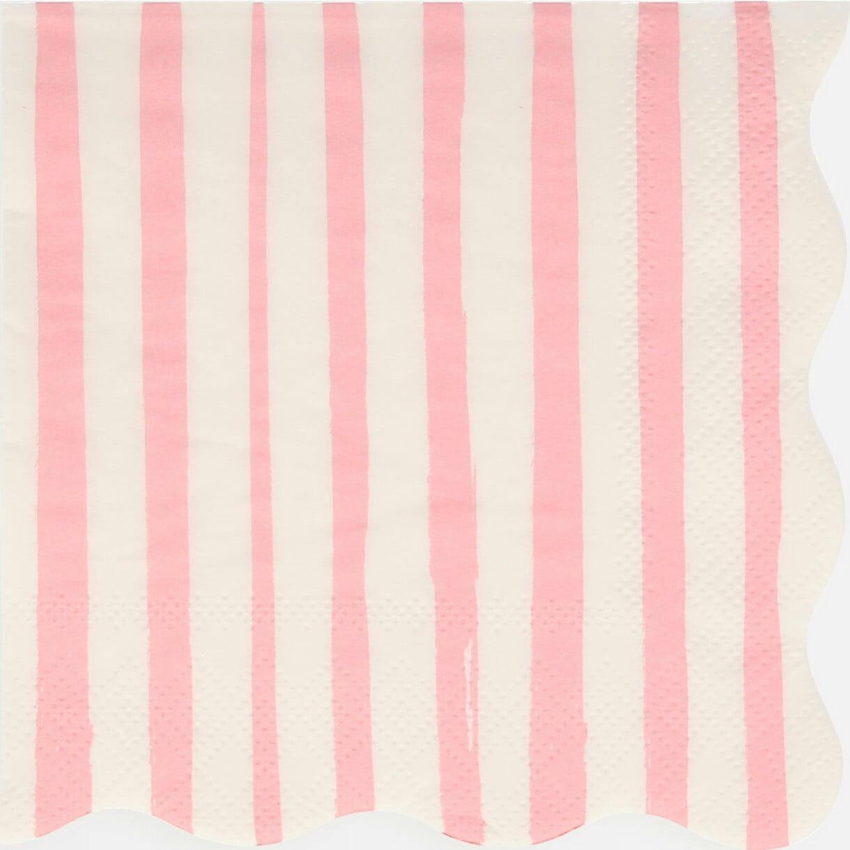 Mixed Stripe Small Napkins
