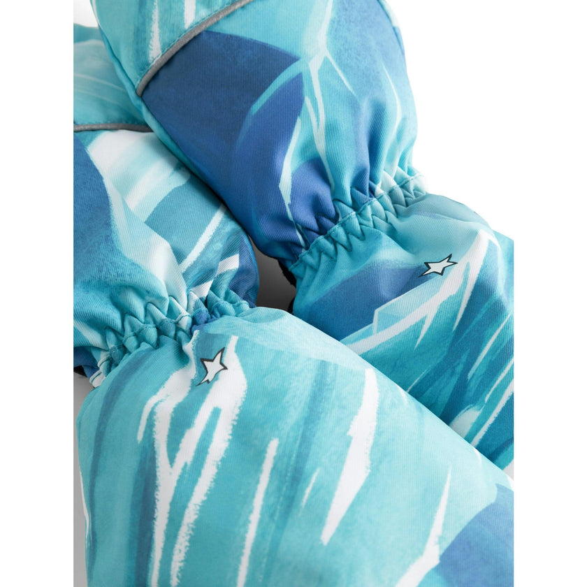 Cosmo Ice Elastic Long Cuff Mittens, Prints