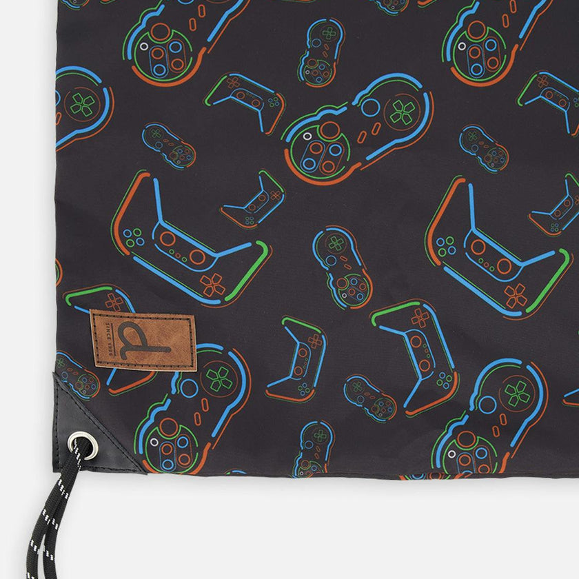 Little Boy Controller Lightweight Durable Drawstring Bag