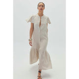 Willow Linen Dress - Natural