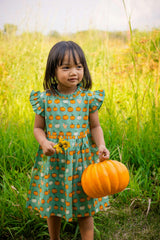 Pumpkin Spice Ruffle Dress