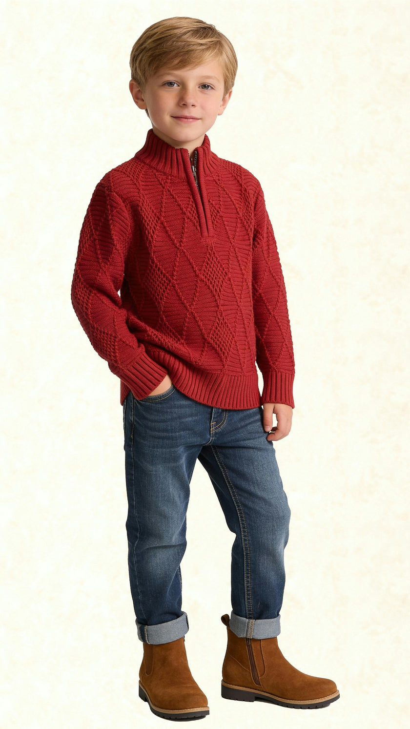 Scarlet Dalton Quarter-Zip Pullover