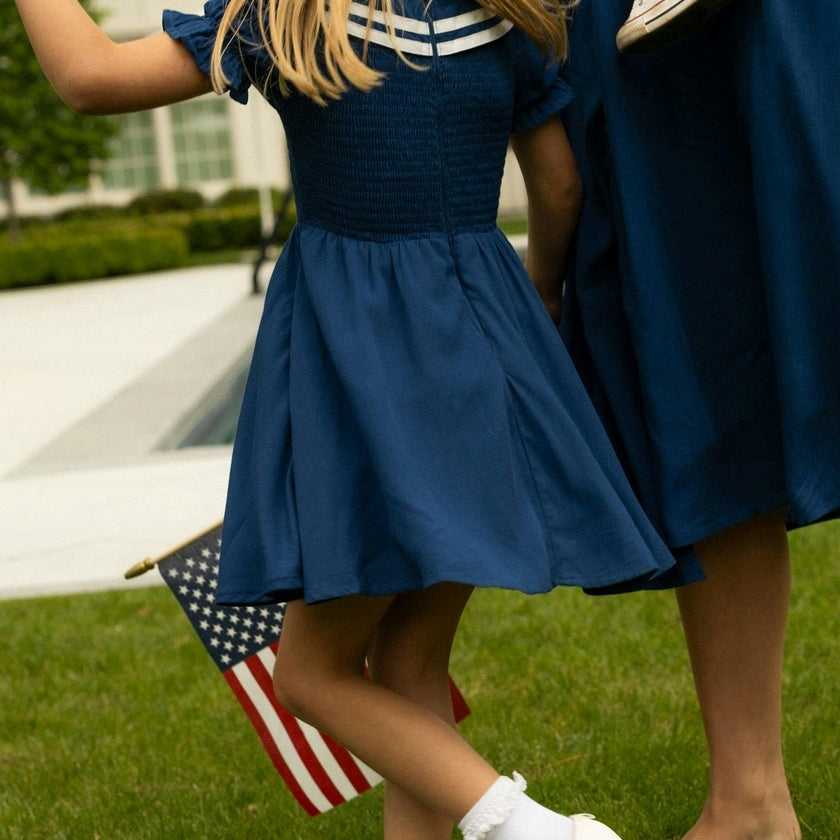 Mini Alice Dress in Navy