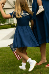 Mini Alice Dress in Navy