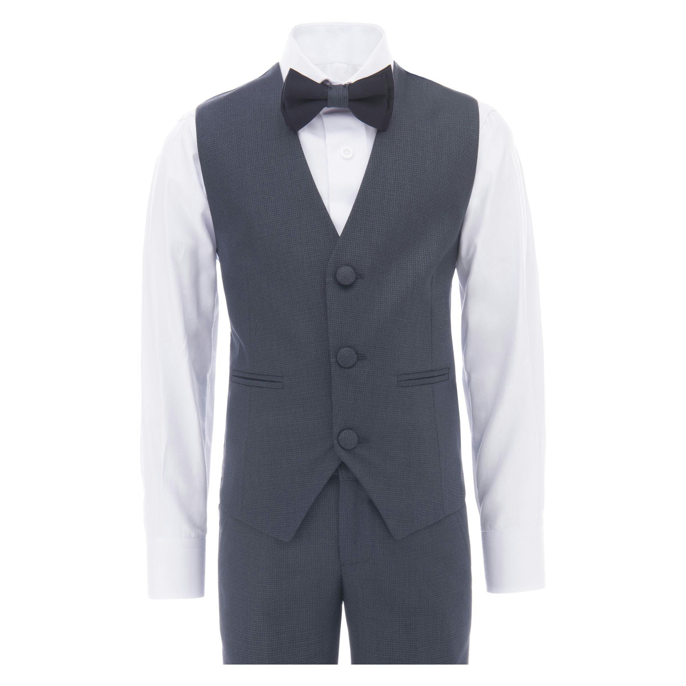 Steel Blue 5pc Peak Lapel Tuxedo