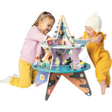 Celestial Star Explorer Wooden Toddler Activity Center