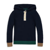Organic Henley Sweater Hoodie